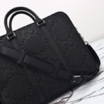 Replica Gucci Briefcase GG Leather Black