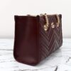 Fake Gucci GG Marmont Tote Bordeaux - designer handbag clone