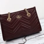 Replica Gucci GG Marmont Tote Bordeaux - high-quality designer bag dupe