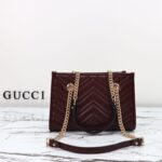 Replica Gucci GG Marmont Tote Bordeaux