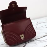 Replica Gucci Marmont Mini Top Handle Bordeaux - 1:1 premium replica handbag