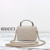 Replica Gucci Marmont Mini Top Handle Beige - 1:1 premium replica handbag