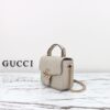 Replica Gucci Marmont Mini Top Handle Beige - best quality fake designer bag