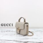 Replica Gucci Marmont Mini Top Handle Beige