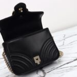 Replica Gucci Marmont Mini Top Handle Black - 1:1 premium replica handbag