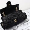 Fake Gucci Marmont 2.0 GG Shoulder Bag Black - high-end replica designer purse
