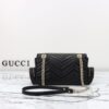 Fake Gucci Marmont 2.0 GG Shoulder Bag Black - best quality fake designer bag