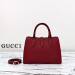 Replika kabelky Gucci Jackie Tote s háčkem, červená - prémiová replika kabelky v poměru 1:1
