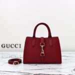 Replica Gucci Jackie Tote Hook Closure Red