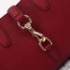Fake Gucci Jackie Tote Hook Closure Red - high-end replica designer purse