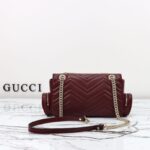 Replica Gucci Marmont 2.0 GG Shoulder Bag Bordeaux