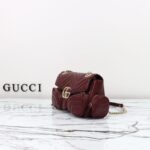 Replica Gucci Marmont 2.0 GG Shoulder Bag Bordeaux