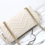 Replica Gucci Marmont 2.0 GG Shoulder Bag White