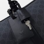 Replica Gucci GG Duffle Bag Black - designer handbag clone