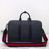 Replica Gucci GG Duffle Bag Black - ultra-realistic fake purse