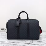 Replica Gucci GG Duffle Bag Black - affordable luxury replica bag