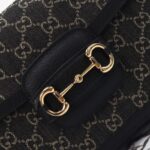 Replica Gucci G 1955 Horsebit Black Denim