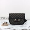 Fake Gucci G 1955 Horsebit Black Denim - best quality fake designer bag
