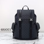 Réplica de mochila Gucci GG Supreme negra