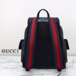 Replica Gucci GG Supreme Backpack Black - affordable luxury replica bag