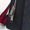 Fake Gucci Supreme Sling Bag Black - ultra-realistic fake purse