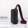 Fake Gucci Supreme Sling Bag Black - top-grade luxury bag dupe
