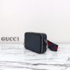 Fake Gucci GG Shoulder Bag Black - designer handbag clone