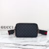 Fake Gucci GG Shoulder Bag Black - premium superclone handbag