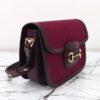 Replica Gucci G 1955 Horsebit Red Denim - premium superclone handbag