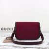 Replica Gucci G 1955 Horsebit Red Denim - high-end replica designer purse