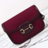 Replica Gucci G 1955 Horsebit Red Denim - 1:1 premium replica handbag