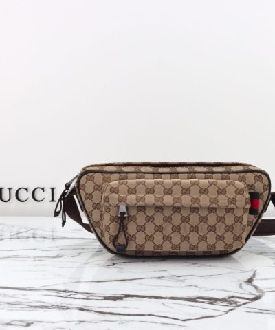Fake Gucci Small GG Belt Bag Beige - affordable luxury replica bag