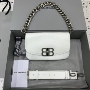 Replica Balenciaga Small Bb White - high-end replica designer purse