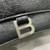 Replica Balenciaga Crush Large Black Silver - best quality fake designer bag