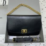 Αντίγραφο Balenciaga Large Bb Black - οικονομική πολυτελής τσάντα αντίγραφο