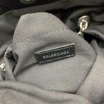 Replica Balenciaga Monaco Black Silver - 1:1 premium replica handbag