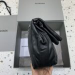 Replica Balenciaga Monaco Black Silver - top-grade luxury bag dupe