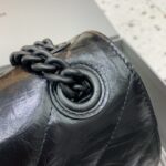 Replica Balenciaga Crush Large Full Black - high-quality designer bag dupe