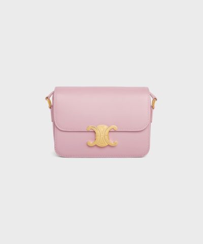Fake Celine Triomphe Mini Pink - high-end replica designer purse