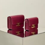 Replica Celine Triomphe Mini Bordeaux