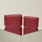 Replica Celine Triomphe Mini Bordeaux