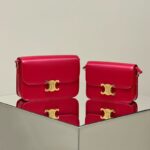 Replica Celine Triomphe Mini Red - high-quality designer bag dupe