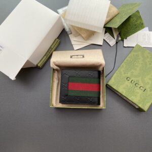 Fake Gucci Double G Bifold Wallet Leather - best quality fake designer bag