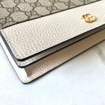 Replica Gucci GG Marmont Chain Bag White - elite factory replica handbag