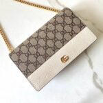 Replica Gucci GG Marmont Chain Bag White - high-quality designer bag dupe