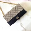 Fake Gucci GG Marmont Chain Bag Black - top-grade luxury bag dupe