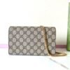 Replica Gucci GG Marmont Chain Bag White - premium superclone handbag