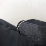 Replica Prada Saffiano Long Wallet Black Silver - affordable luxury replica bag