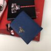 Replica Prada Saffiano Two Fold Wallet Blue - high-quality designer bag dupe