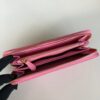 Fake Prada Saffiano Long Zipper Wallet Pink - best quality fake designer bag